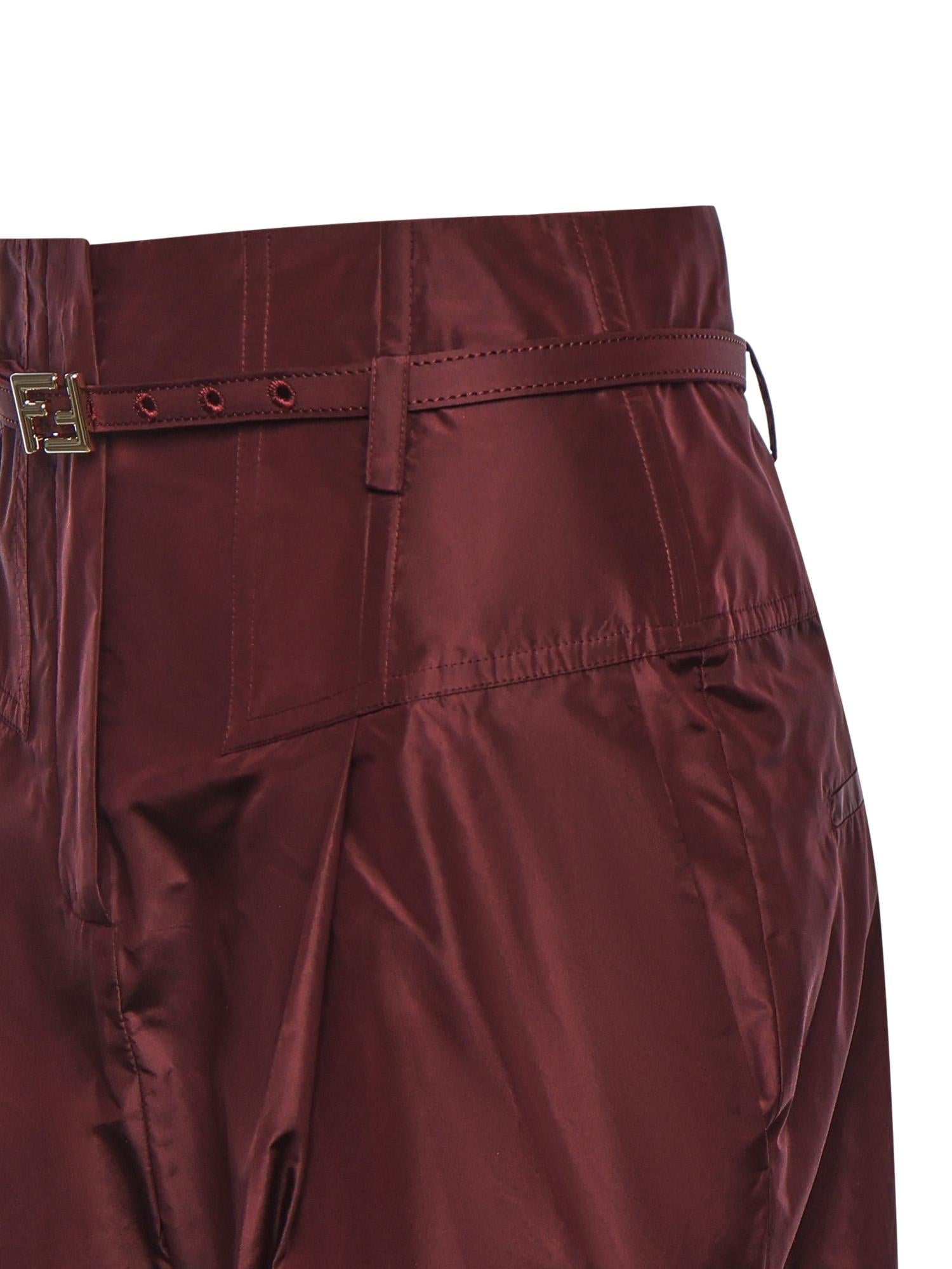 Pantaloni in taffetà FR6673 AW7CF1UKF FENDI 