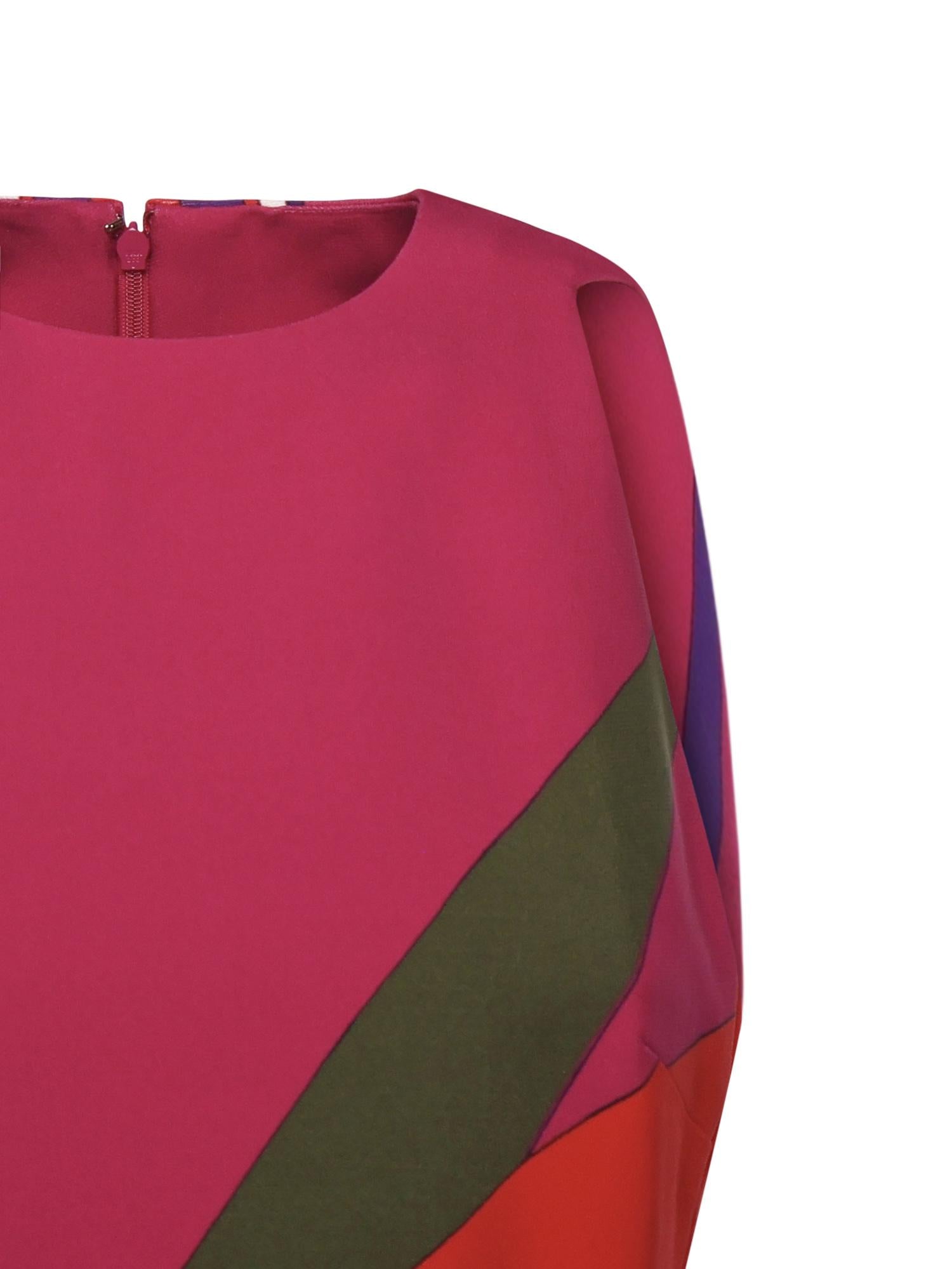 Abito a trapezio con stampa hawaiana 5URG42 5U849030 PUCCI 