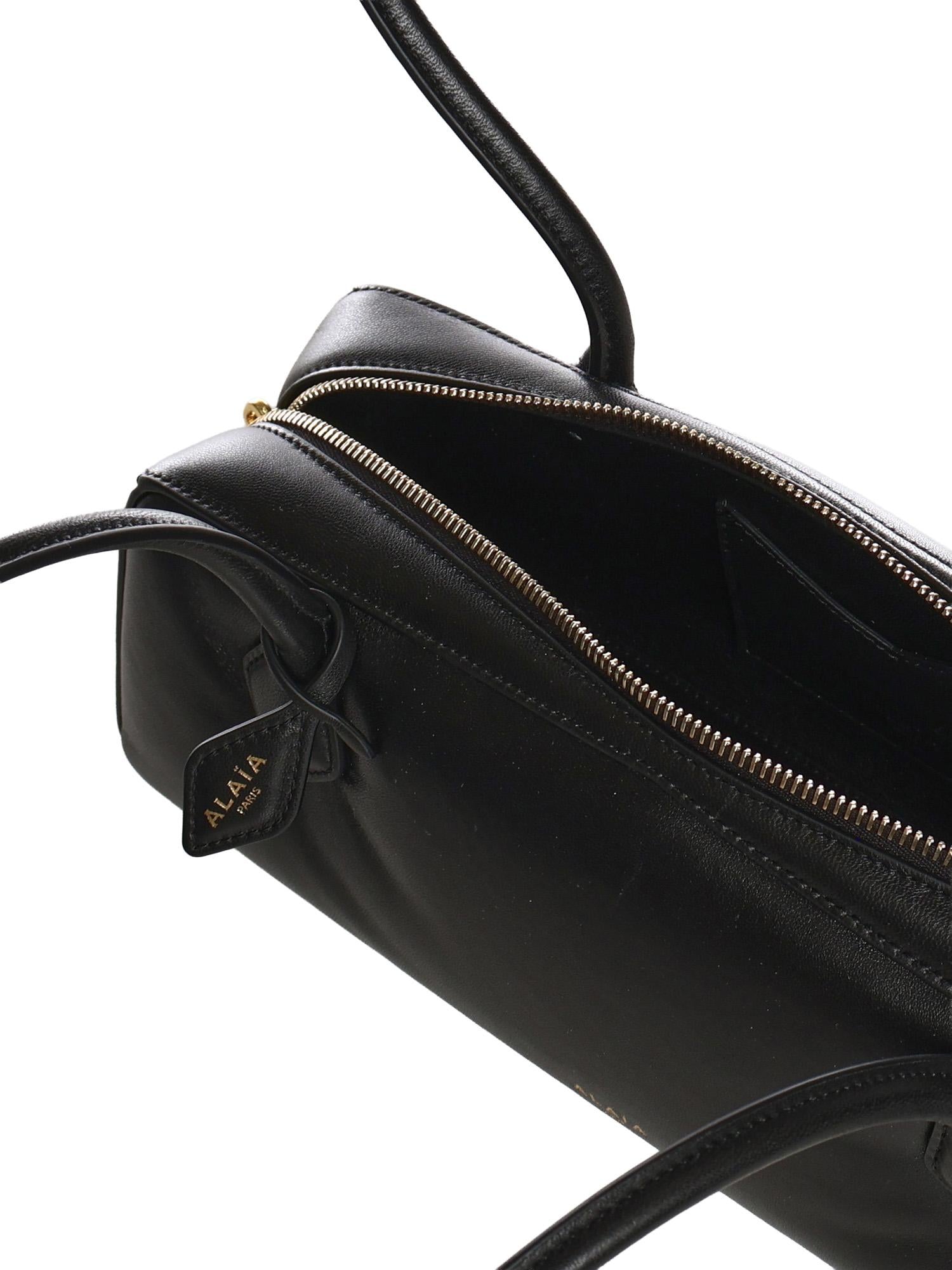 Borsa Le Teckel media in pelle AA1S06033I152 999 ALAIA 