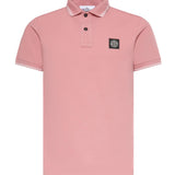 Polo in piqué di cotone con patch Compass L1S152200010 S0018V008G STONE ISLAND 