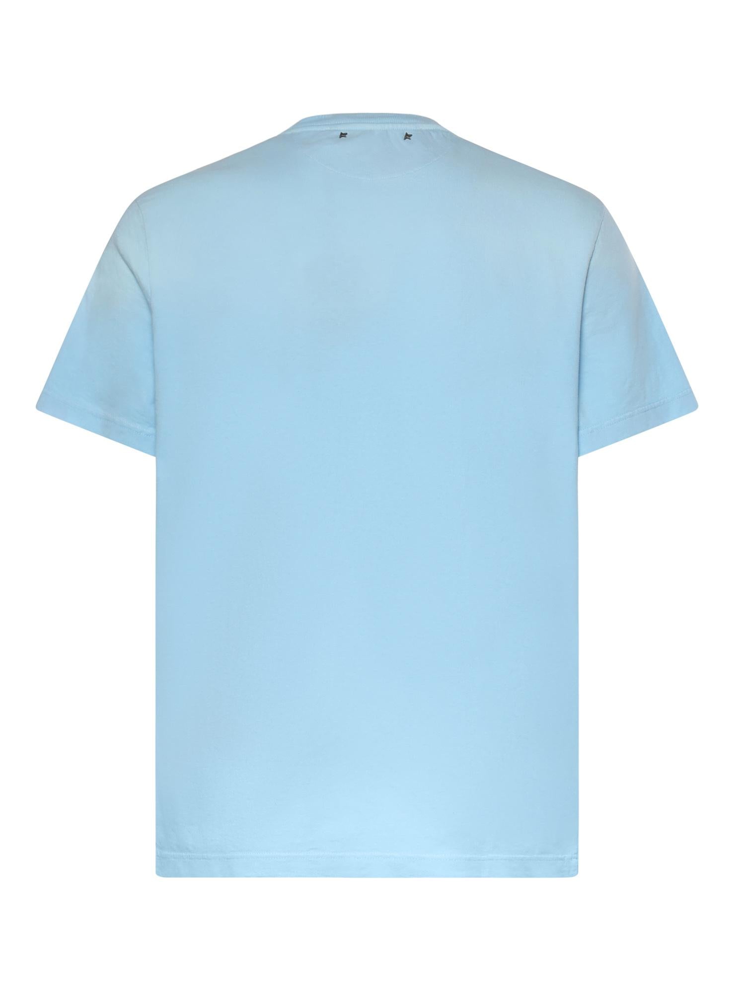 T-shirt in jersey di cotone con stampa GMP01220 P00236850977 GOLDEN GOOSE 