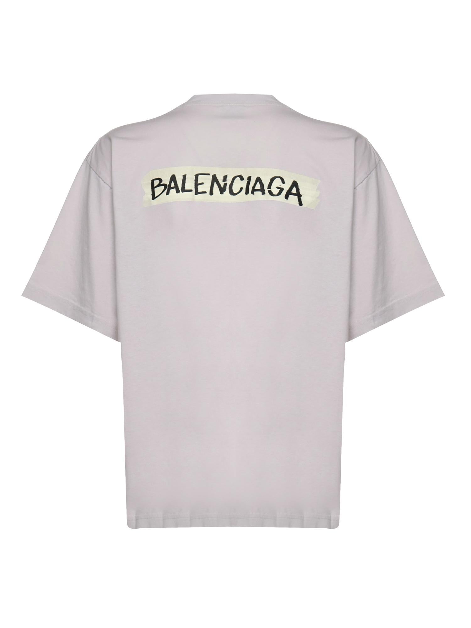 T-Shirt Masking Tape in jersey dry 850990 TTVL69012 BALENCIAGA 