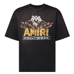 T-shirt con logo in cotone<BR/> AMTOJR1200 001 AMIRI 