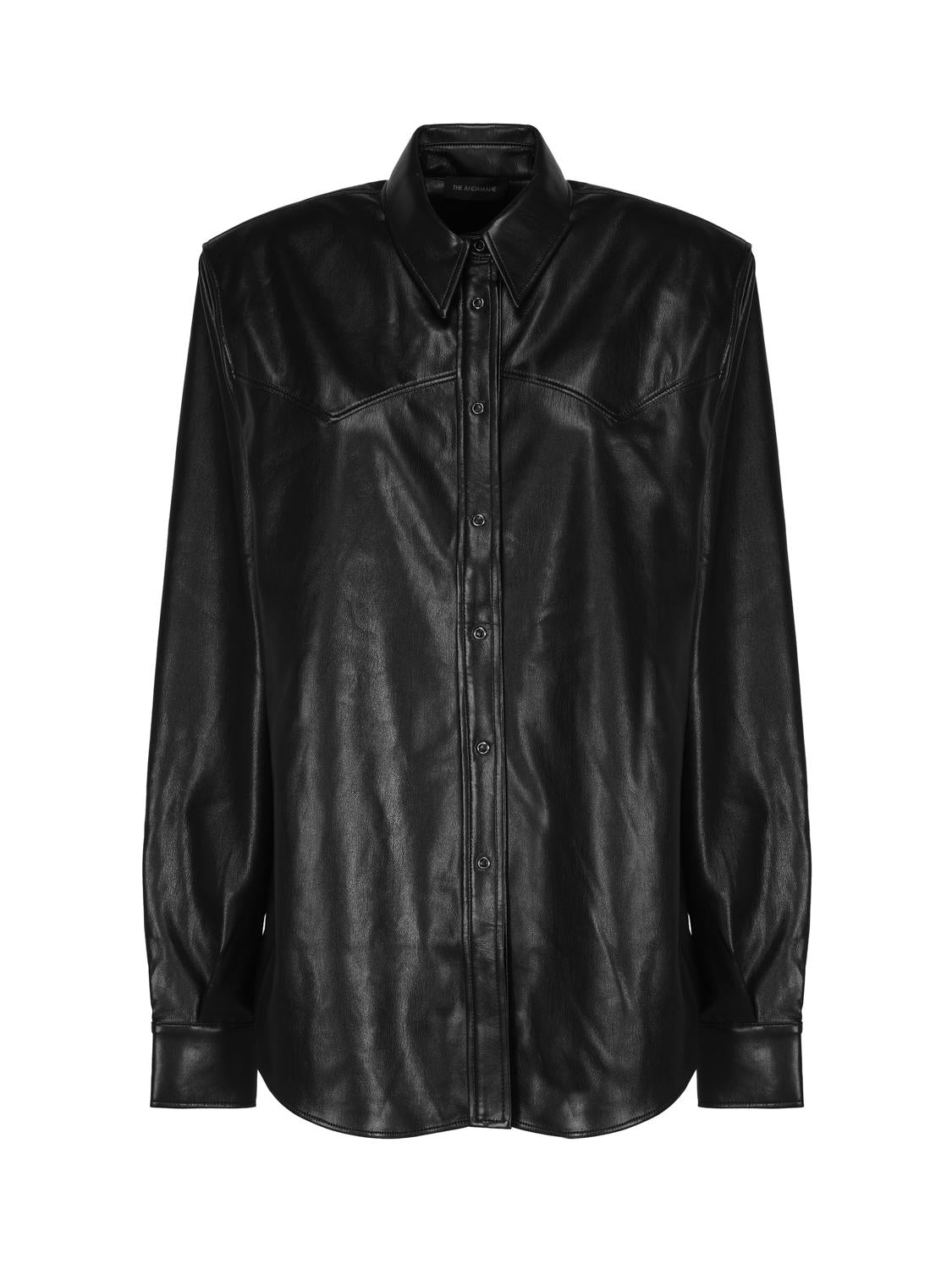 Camicia in pelle TM140915A TNP152BLACK THE ANDAMANE 
