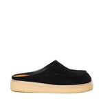 Sabot in suede nera con suola in para SBMR004004 P524600N99 MARNI 