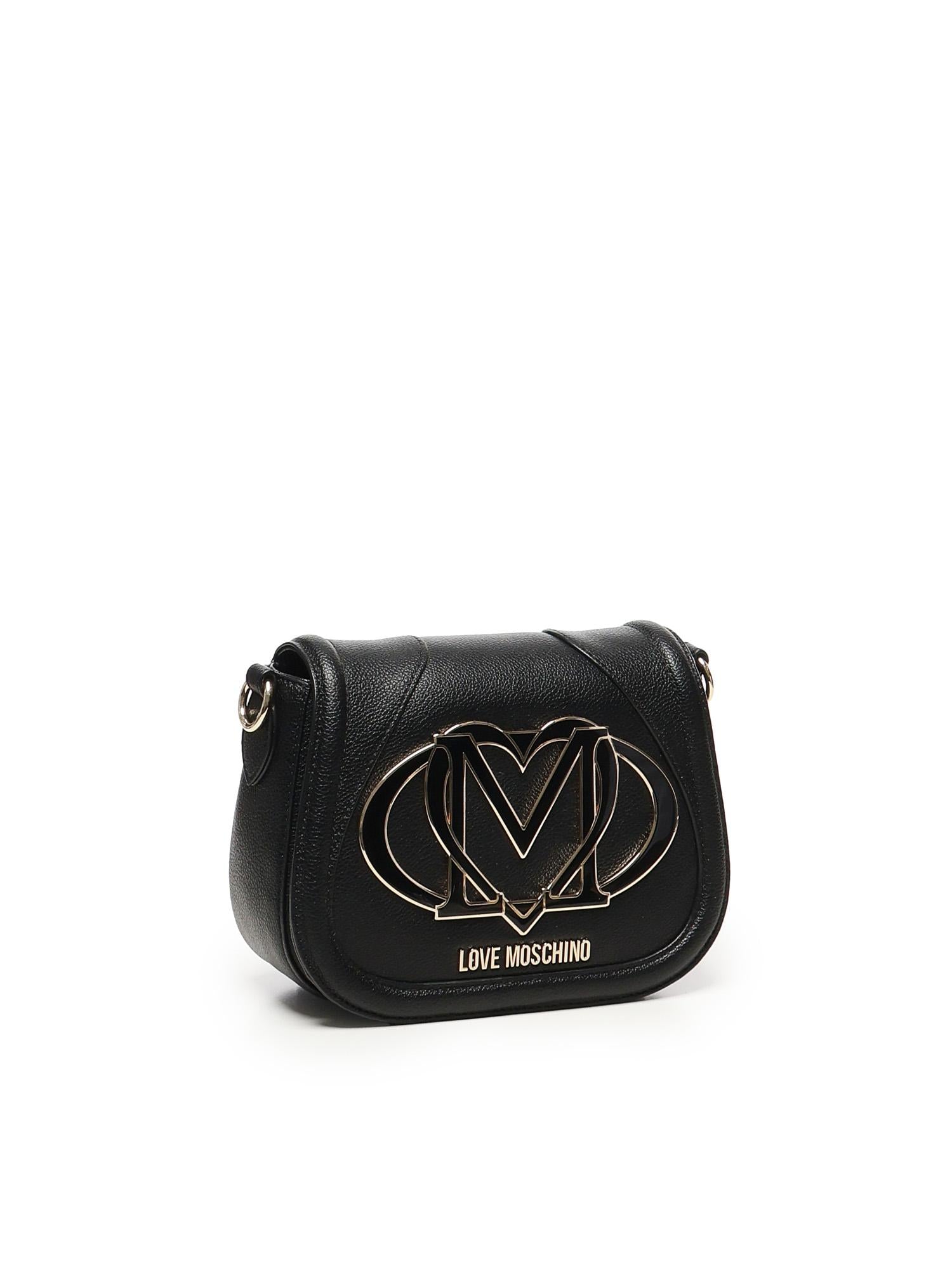 Borsa a spalla con maxi logo JC4007PP1NLG0 000 LOVE MOSCHINO 