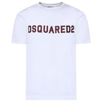 T-shirt in jersey con logo S74GD1527 D20108100 DSQUARED2 