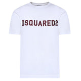 T-shirt in jersey con logo S74GD1527 D20108100 DSQUARED2 