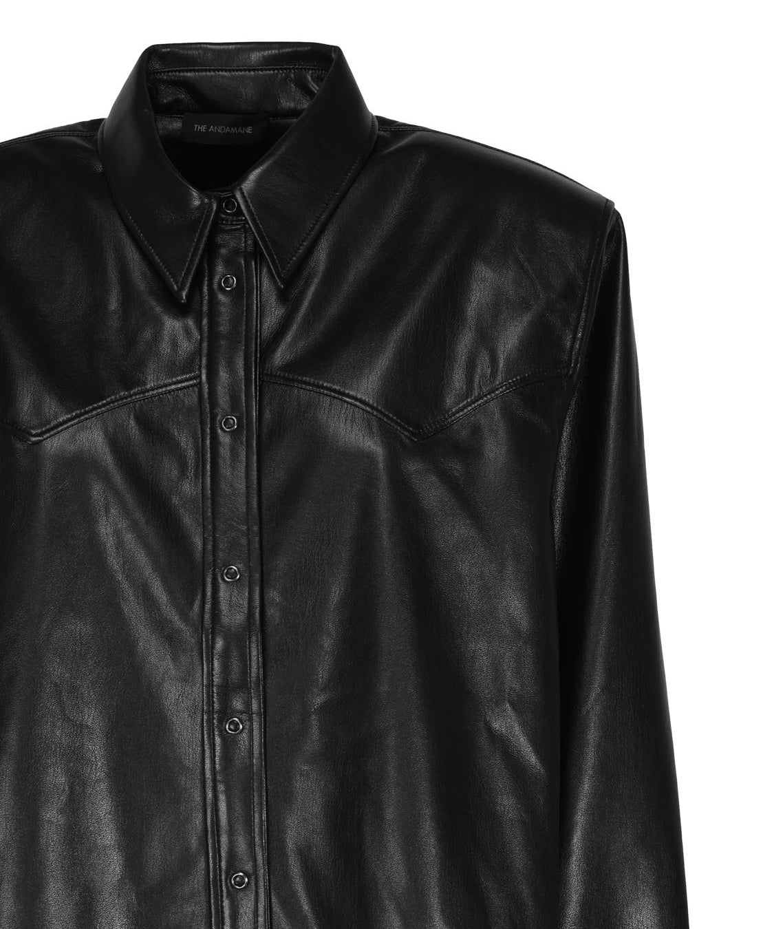 Camicia in pelle TM140915A TNP152BLACK THE ANDAMANE 