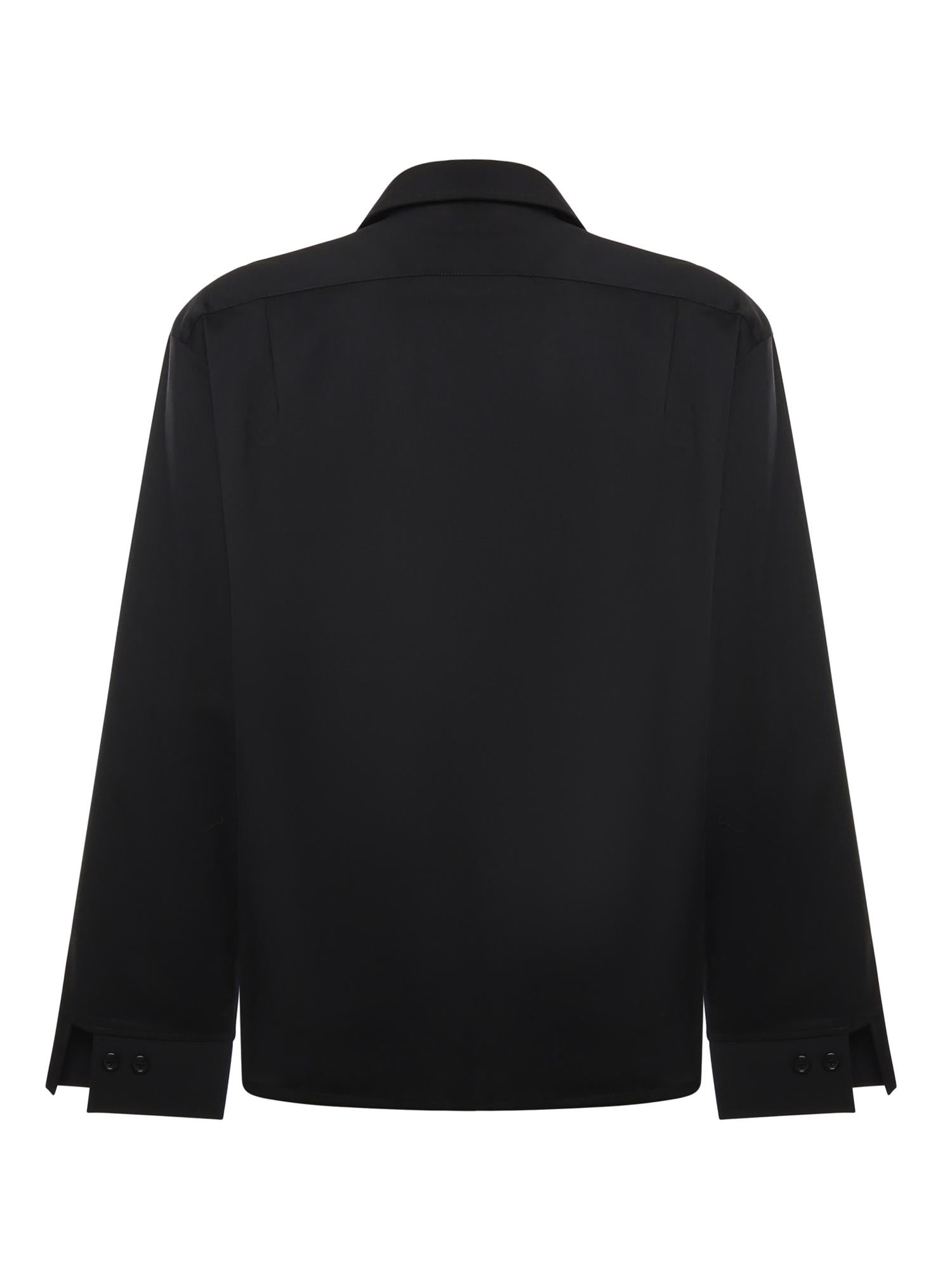 Camicia Tobhias in lana TOBHIAS NERO GIULIANO GALIANO 