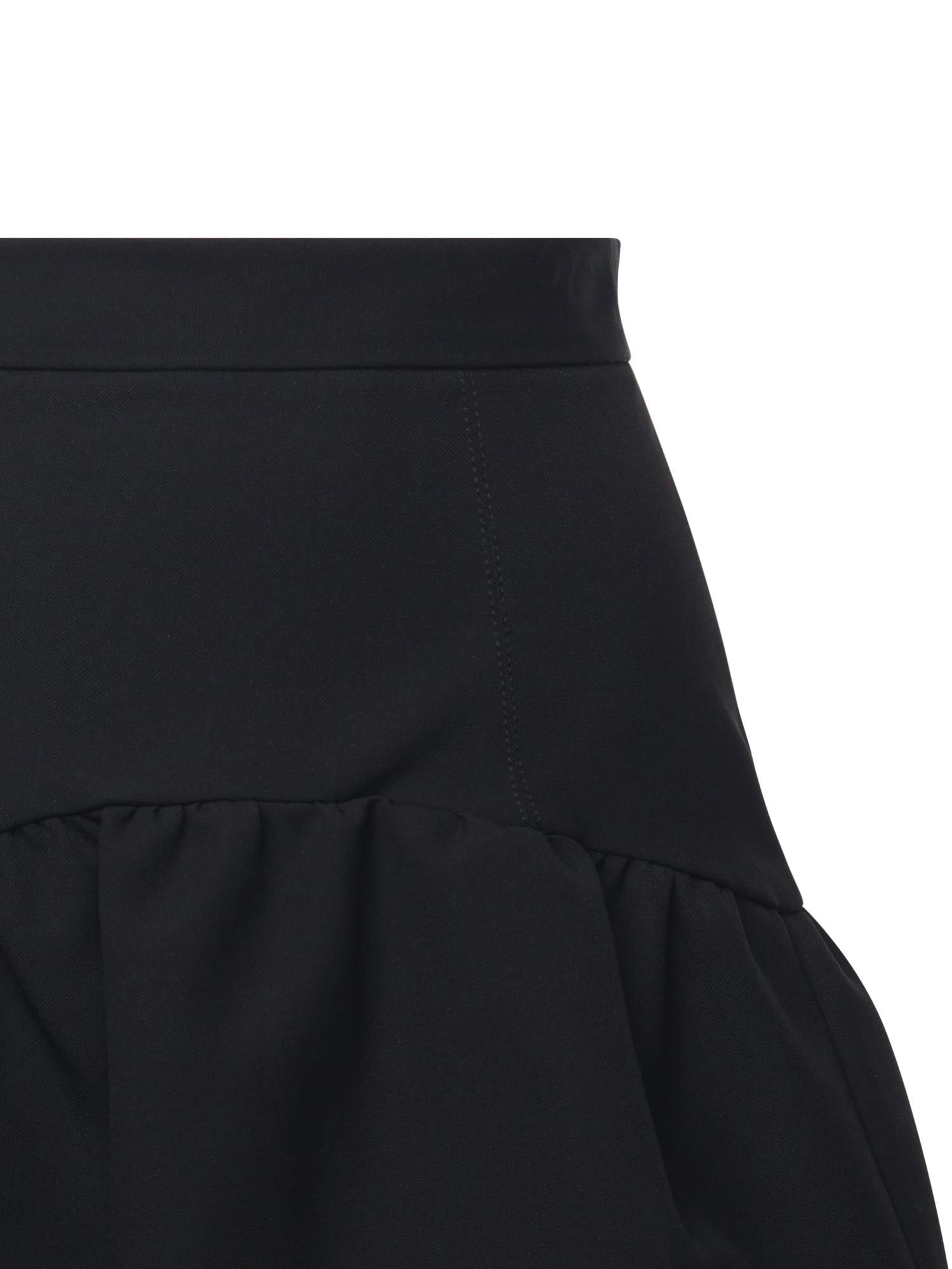 Minigonna con balza 105767 A2QVZ99 PINKO 