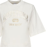 T-shirt crop con logo 104604 A2CSZ05 PINKO 