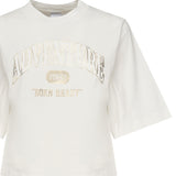 T-shirt crop con logo 104604 A2CSZ05 PINKO 