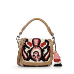 Borsa Marilena con logo 73BS9NA03 MARILENACUOIO/MULTICOLOR V° 73 