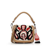 Borsa Marilena con logo 73BS9NA03 MARILENACUOIO/MULTICOLOR V° 73 