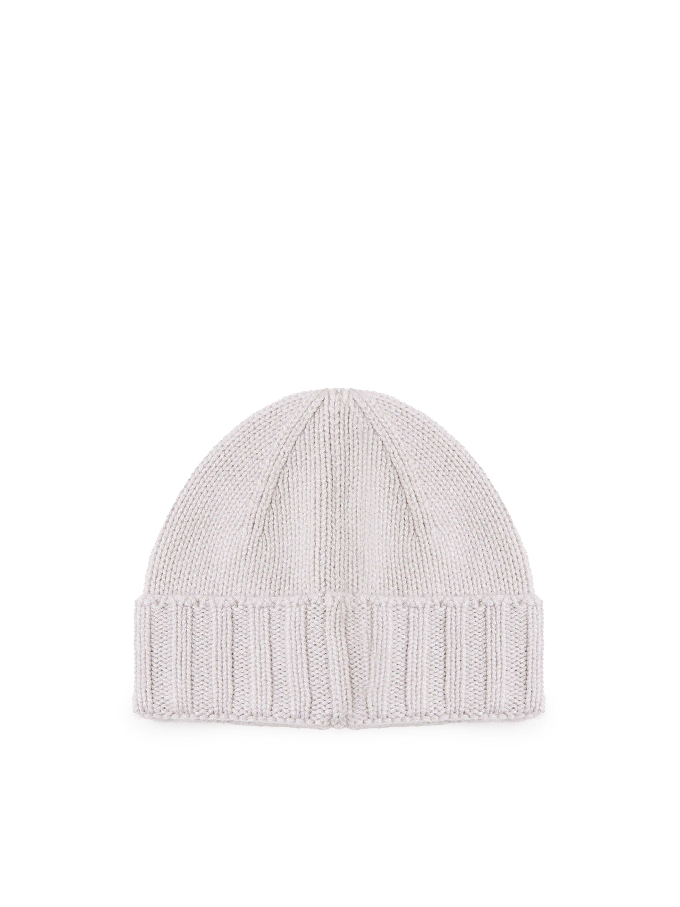 Beanie corto a costine in lana vergine 15529 10186049 GALIANO 