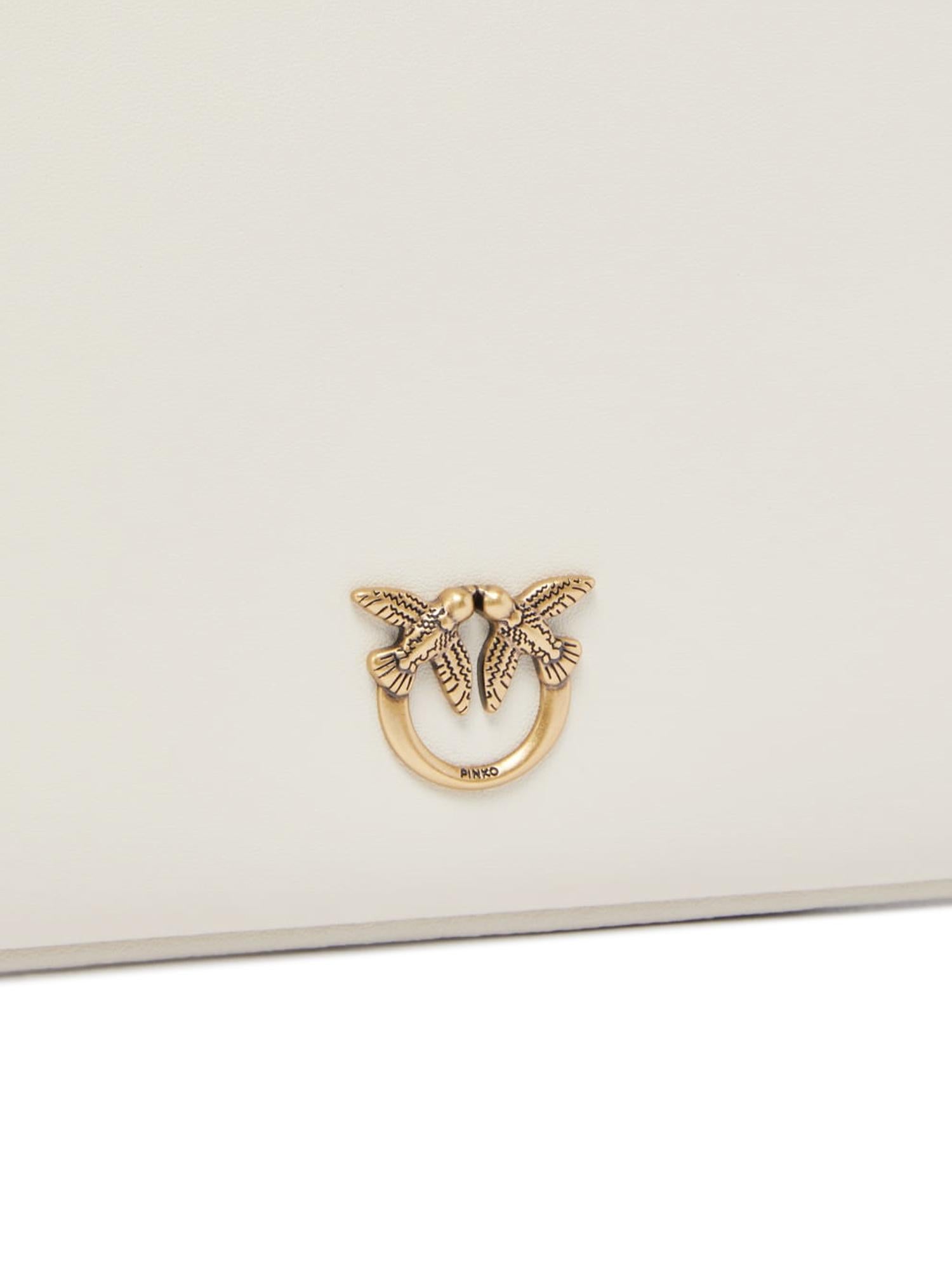 Borsa a tracolla Horizontal Flat in pelle 102747 A0F1Z14Q PINKO 
