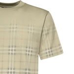 T-shirt in cotone Check sfumato 8119023 C4053 BURBERRY 