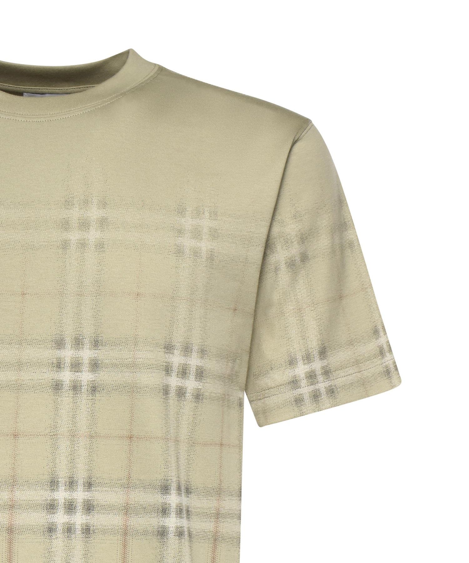 T-shirt in cotone Check sfumato 8119023 C4053 BURBERRY 