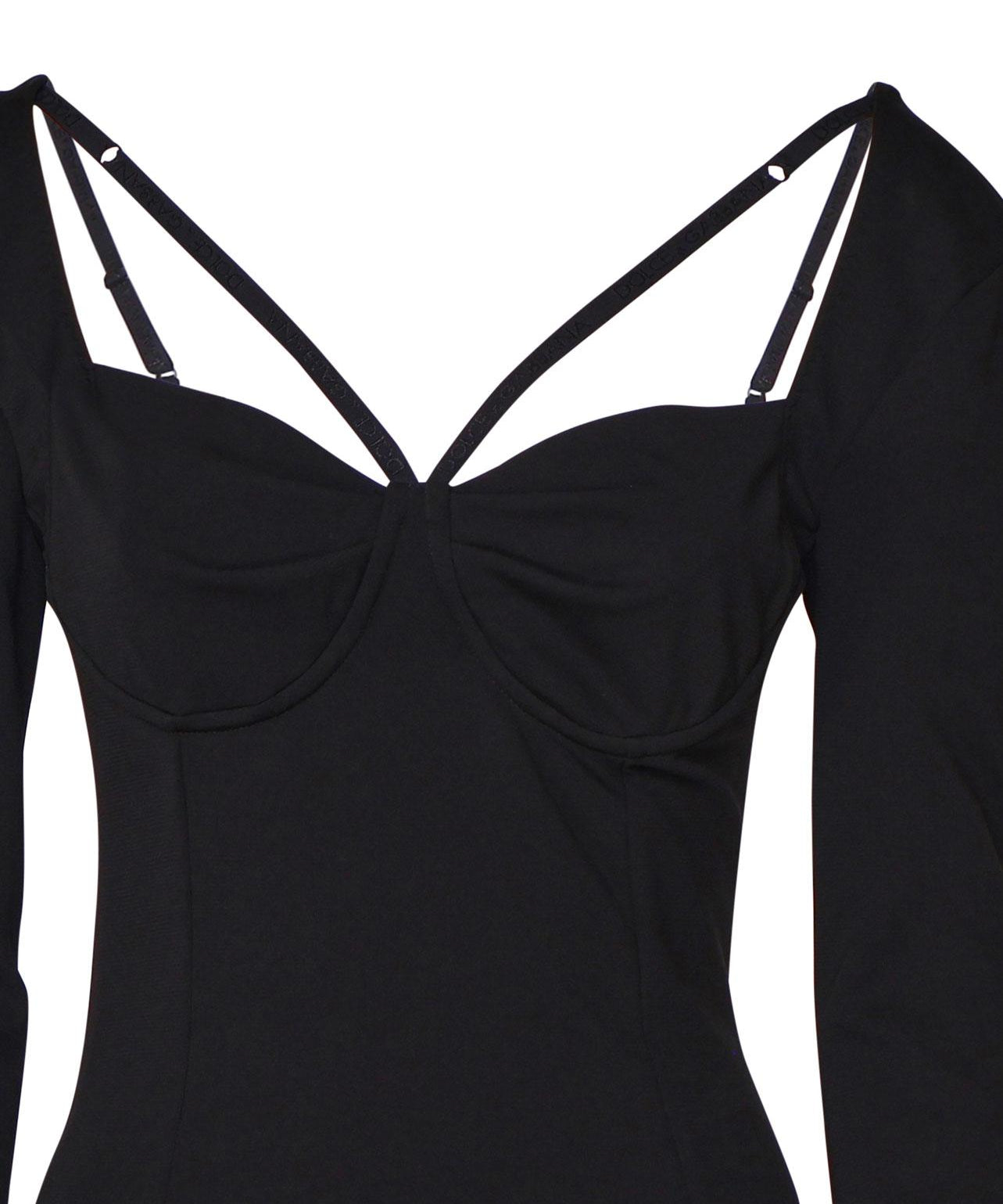 Abito longuette in jersey stretch F6JBHT FUGN7N0000 DOLCE & GABBANA 