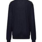 Maglia scollo a V in lana MMLB67 174CF0008 MIU MIU 