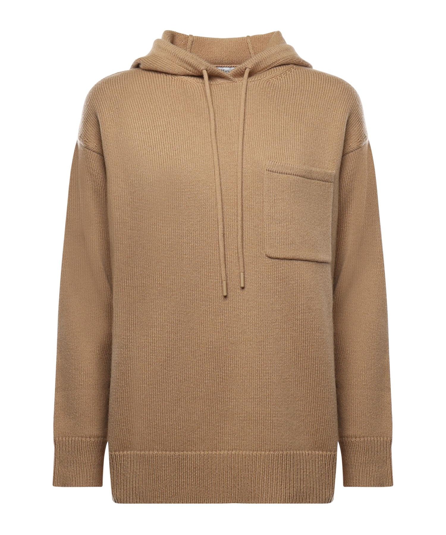 Felpa con cappuccio in lana e cashmere 2521366132600 005 MAX MARA 