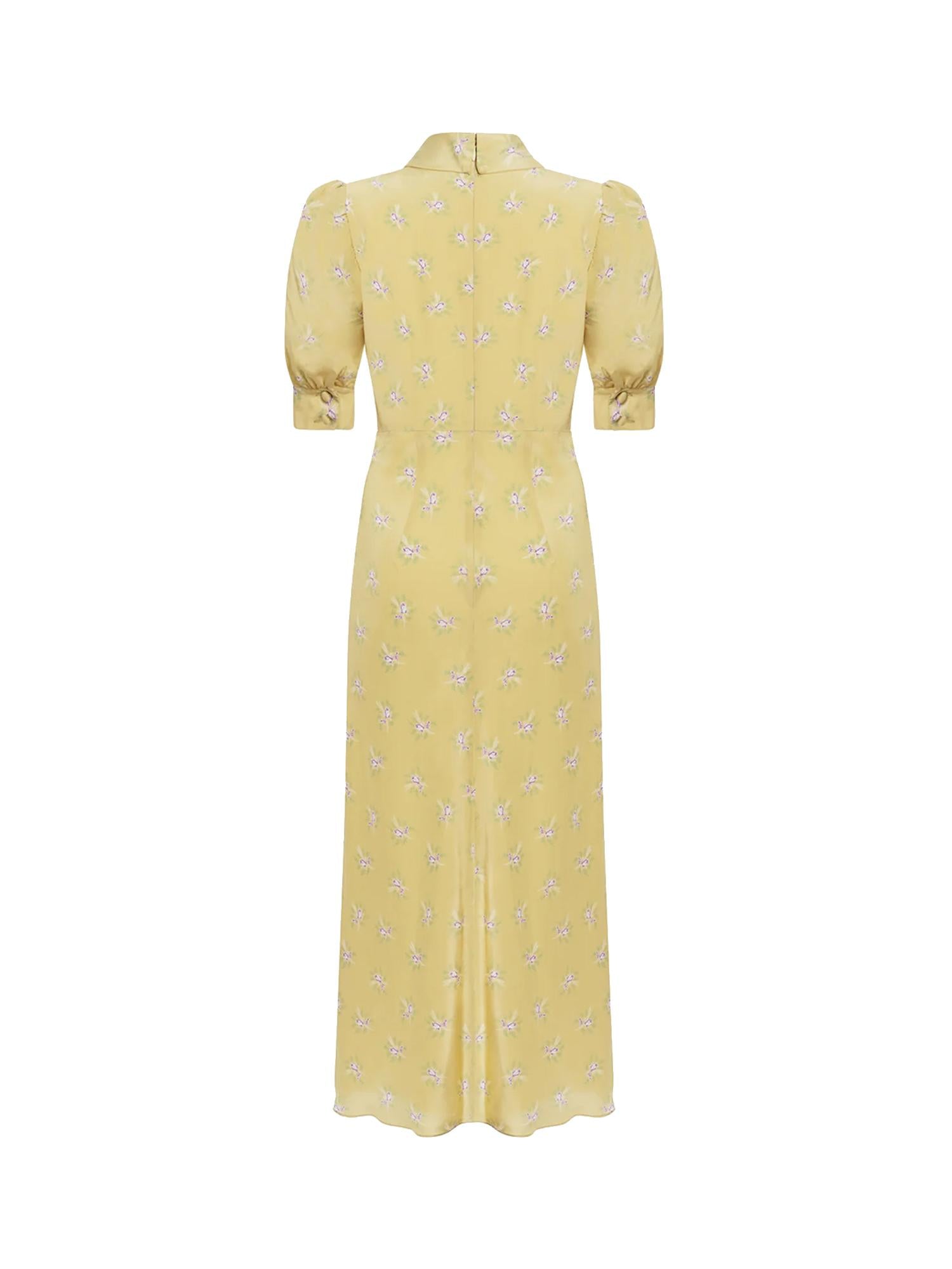 Abito midi con stampa floreale FABX3598F4726 1792 ALESSANDRA RICH 