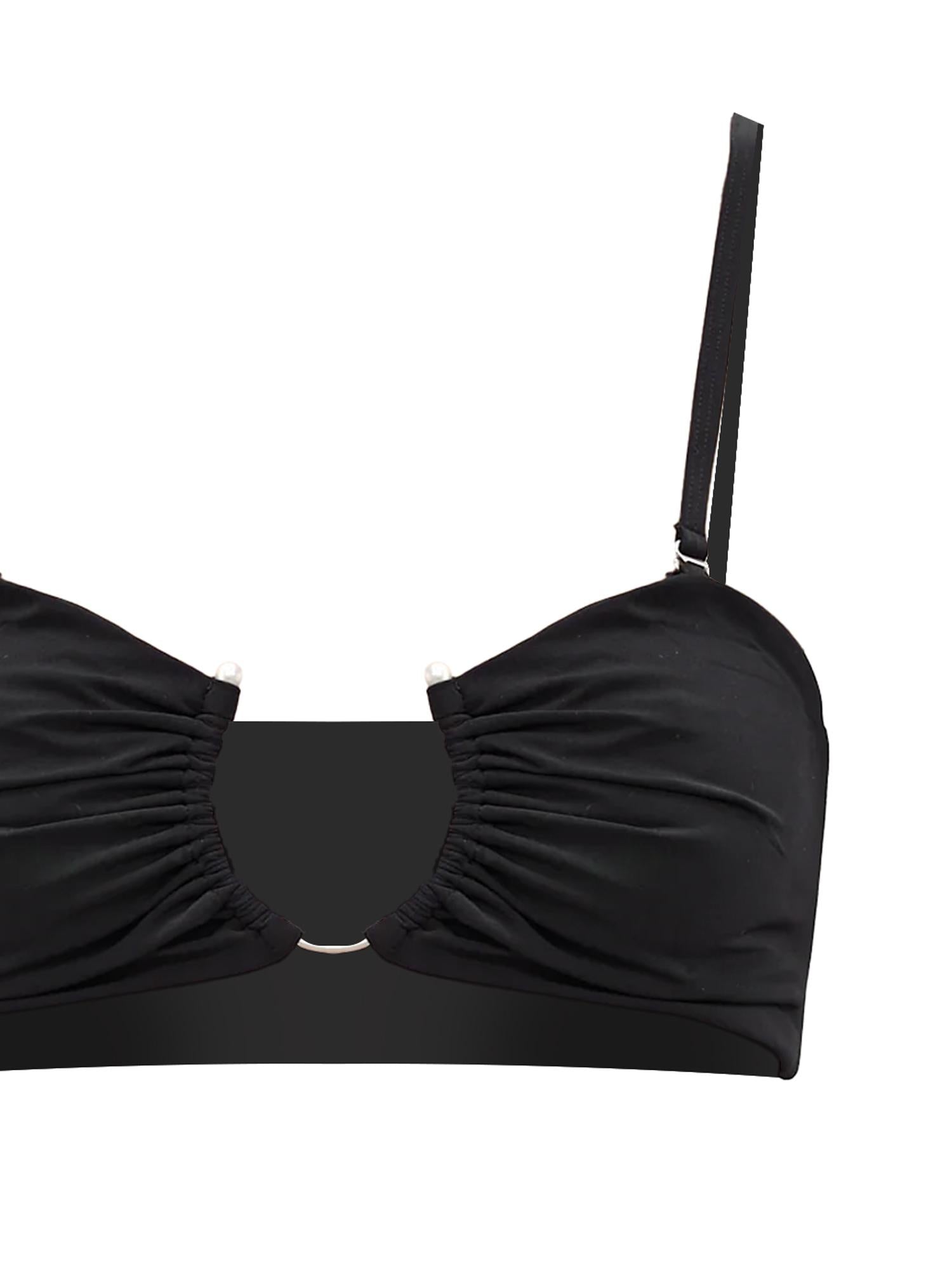 Top bikini U-Prong 25027216 BLACK CHRISTOPHER ESBER 
