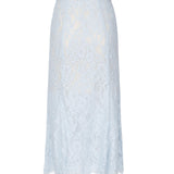 Gonna midi svasata in pizzo RS25053MSK BL SELF-PORTRAIT 