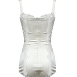 Body intimo a balconcino in seta con pizzo O9A05T ONO13W0001 DOLCE & GABBANA 
