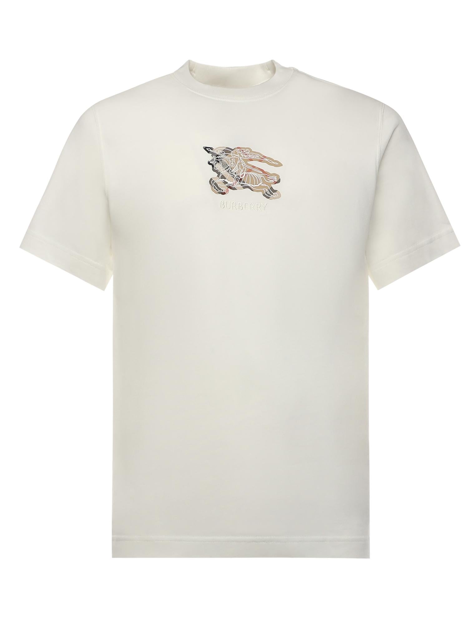 T-shirt in cotone Check 8116170 B7078 BURBERRY 