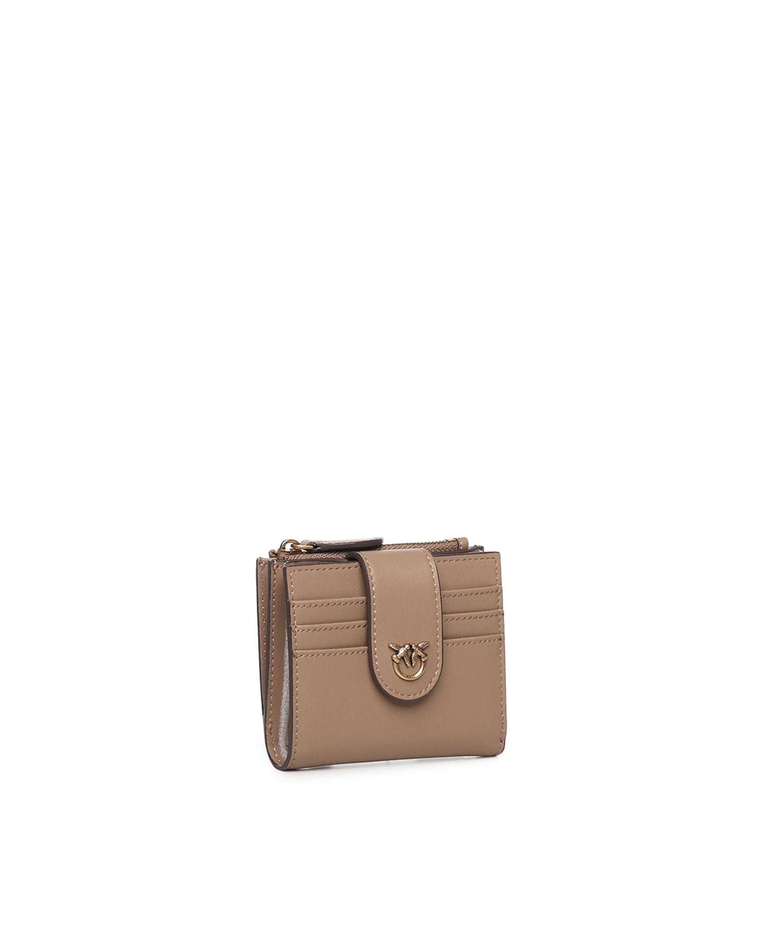 Portafoglio zip-around in nappa 103610 A0F1D01Q PINKO 