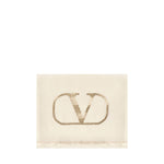 Scialle VLogo Signature in cashmere e seta con logo in lurex 5W2EB107 LMKZYC VALENTINO GARAVANI 