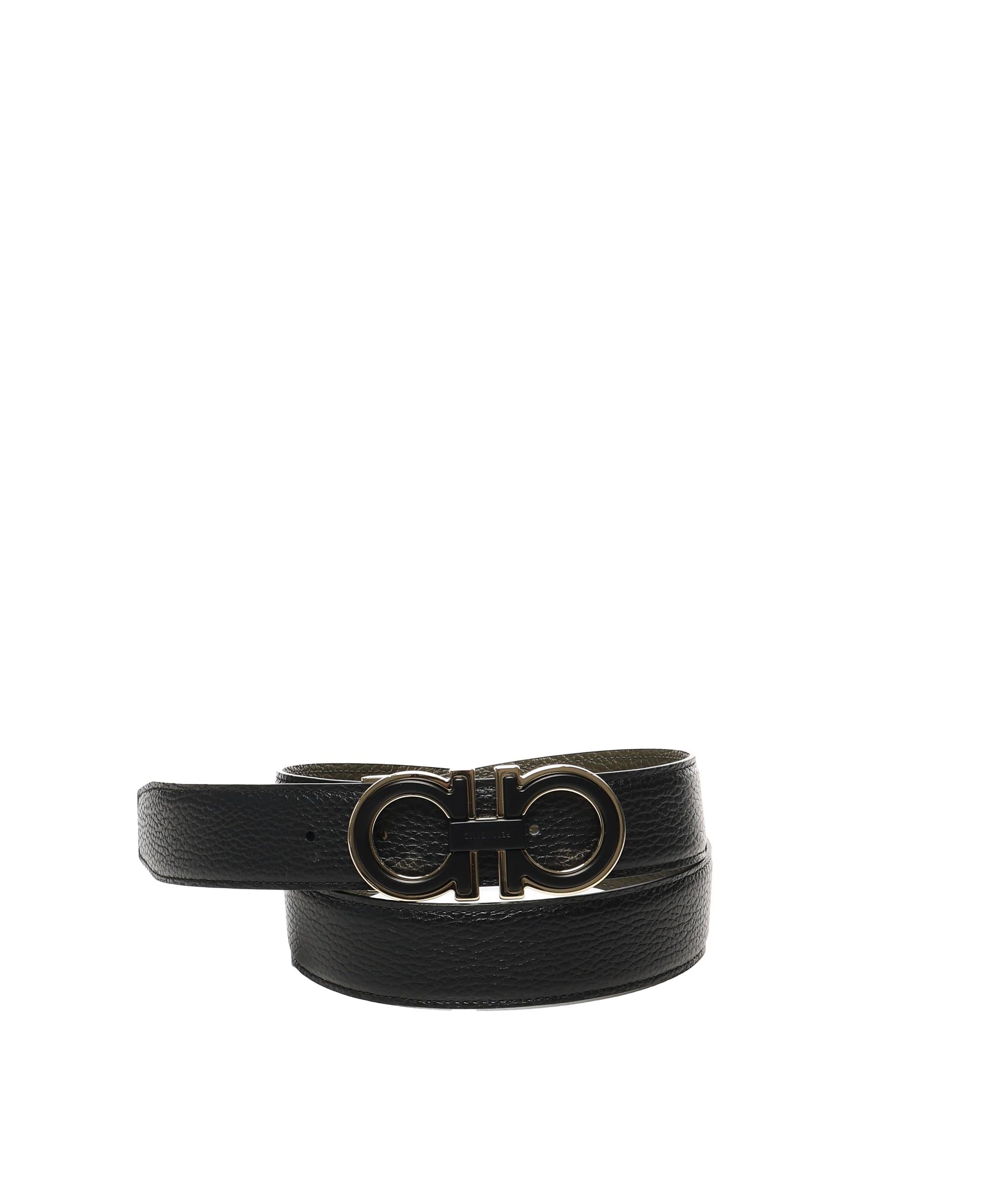 Cintura Gancini in pelle di vitello<BR/> 67A254 780266019 FERRAGAMO 