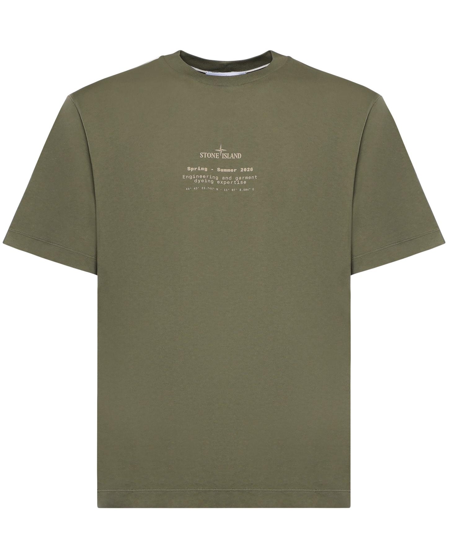 T-shirt con stampa 'Stone' L1S152100001 S0285V005G STONE ISLAND 