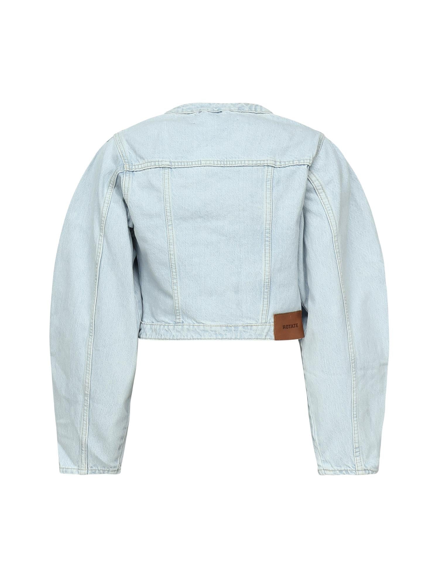 Giacca cropped Round Sleeve 113826 1468 ROTATE 