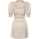 Mini abito in jacquard di seta stampata FABX4297F4670 1682 ALESSANDRA RICH 