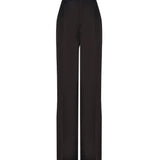 Pantaloni svasati in satin 736713 Y013G1000 SAINT LAURENT 