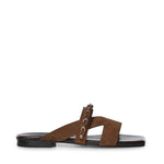 Sandali flat in velour GD34B FONDENTE+CROSTA T.MORO DONNARI' 