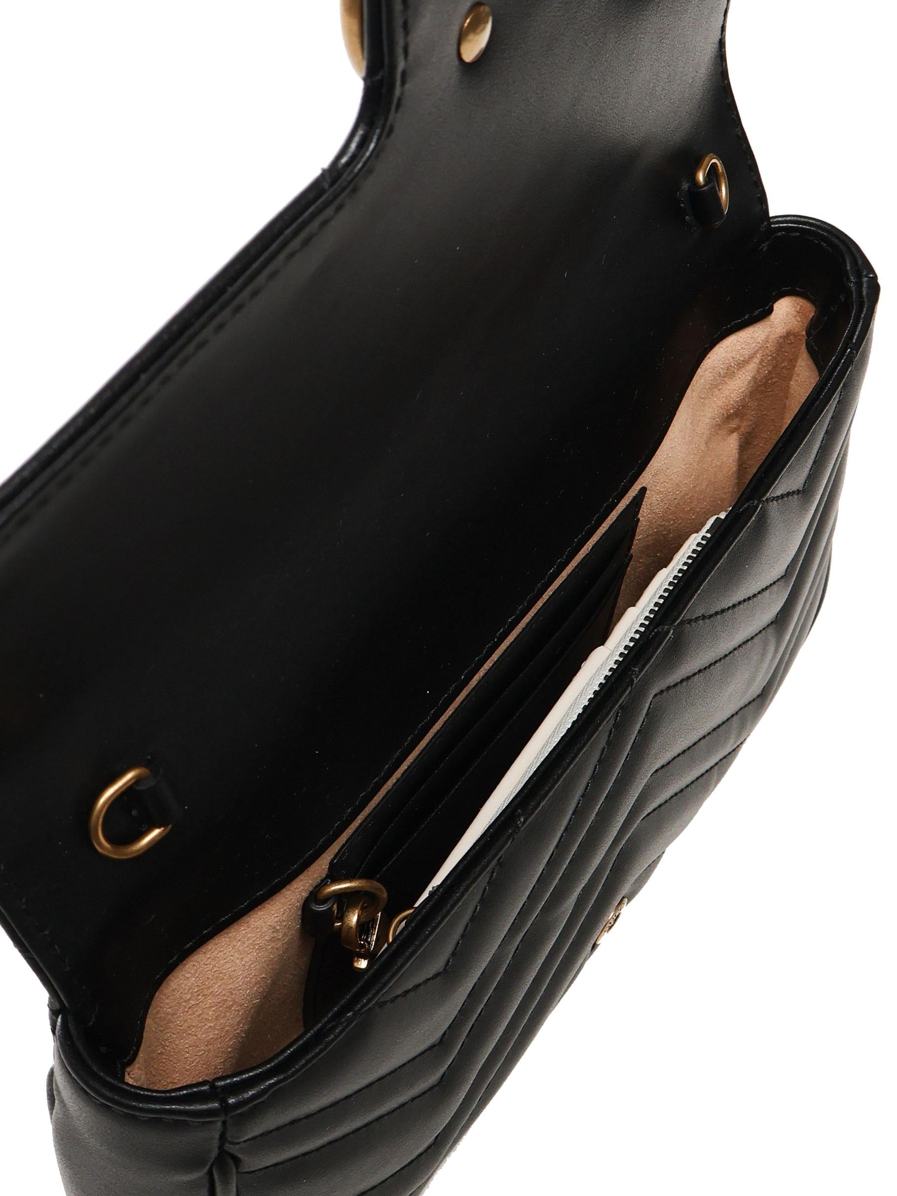 Borsa a spalla GG Marmont piccola in pelle 751526 AACCE1061 GUCCI 