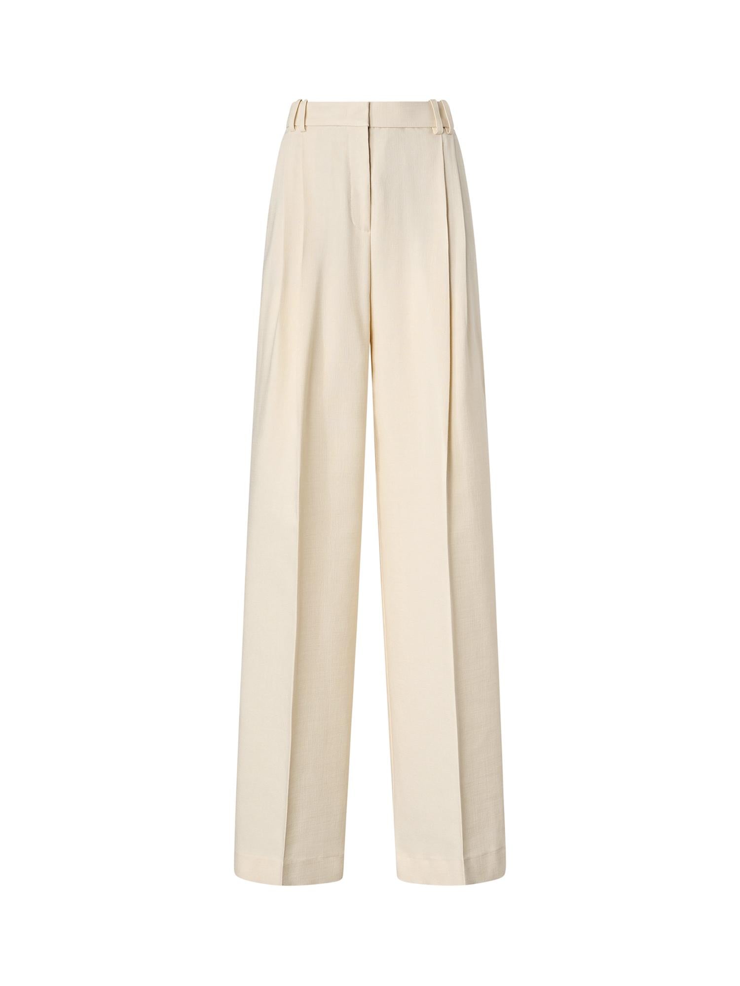 Pantaloni dritti con piega stirata 106918 A2W6C00 PINKO 