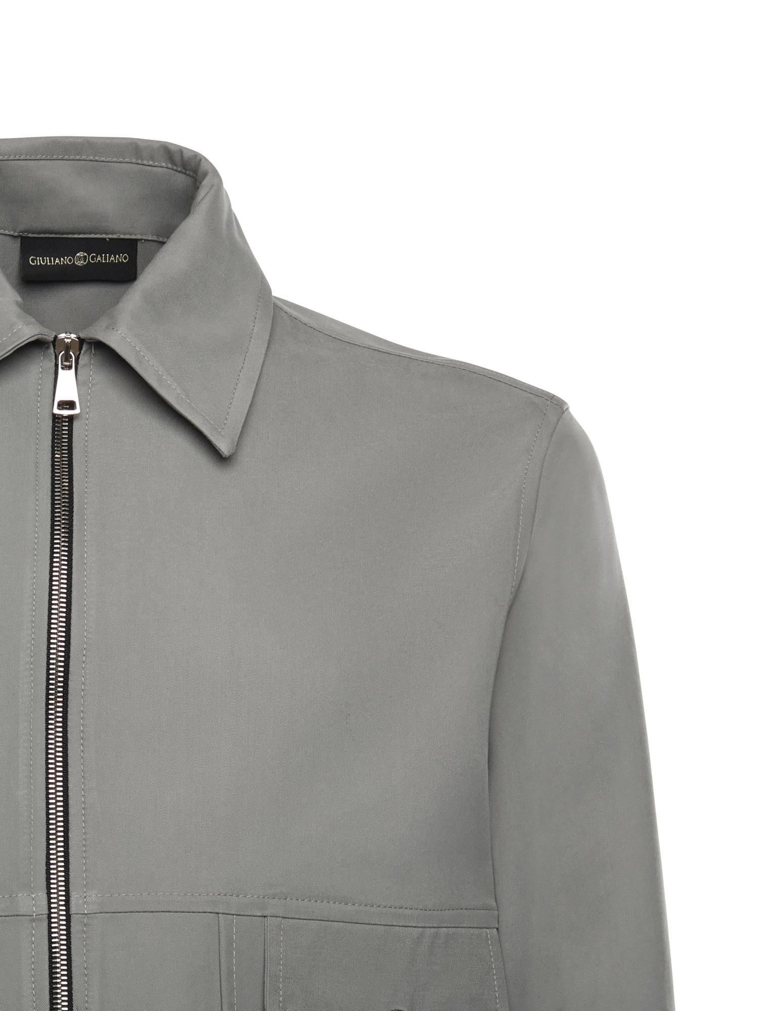 Camicia Keira con zip KEIRA GRIGIO GIULIANO GALIANO 