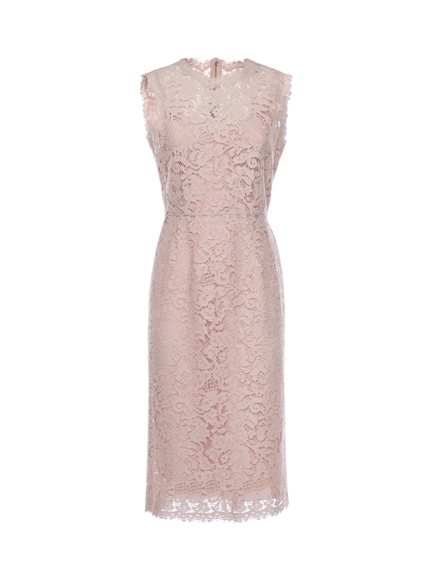 Abito in pizzo cordonetto F6H0ZT HLMTBF1246 DOLCE & GABBANA 