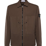 Overshirt in cotone con logo L1S151200005 S0298V007C STONE ISLAND 