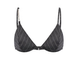 Reggiseno in fresco di lana gessato DC482 ES0080D903 DONDUP 