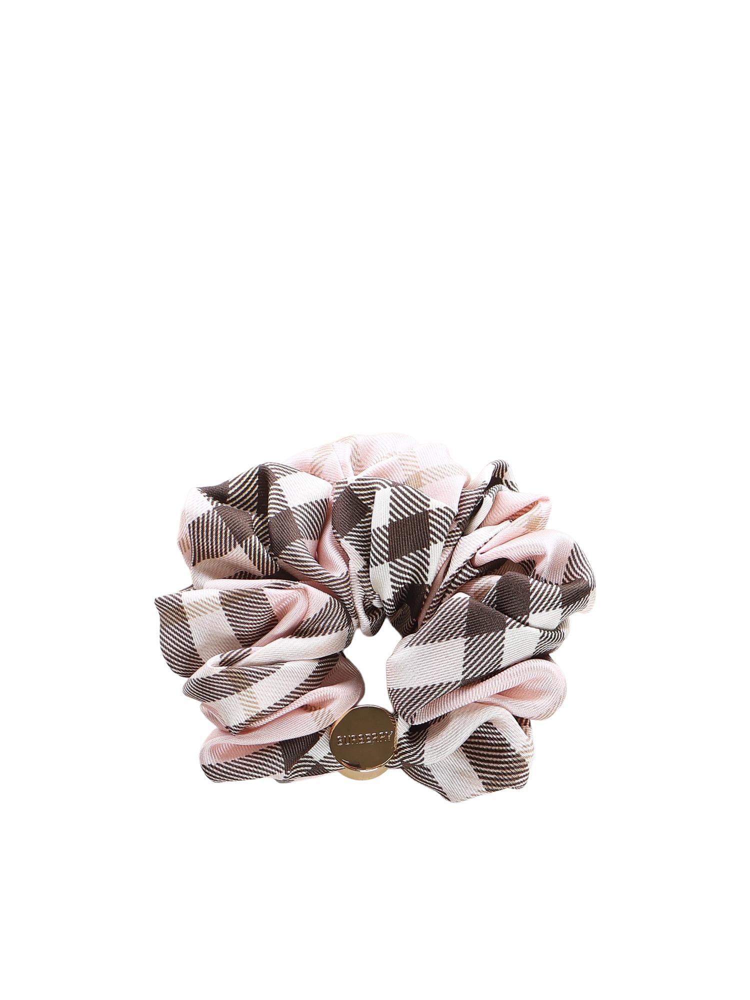 Scrunchie in seta Check 8119727 C2902 BURBERRY 