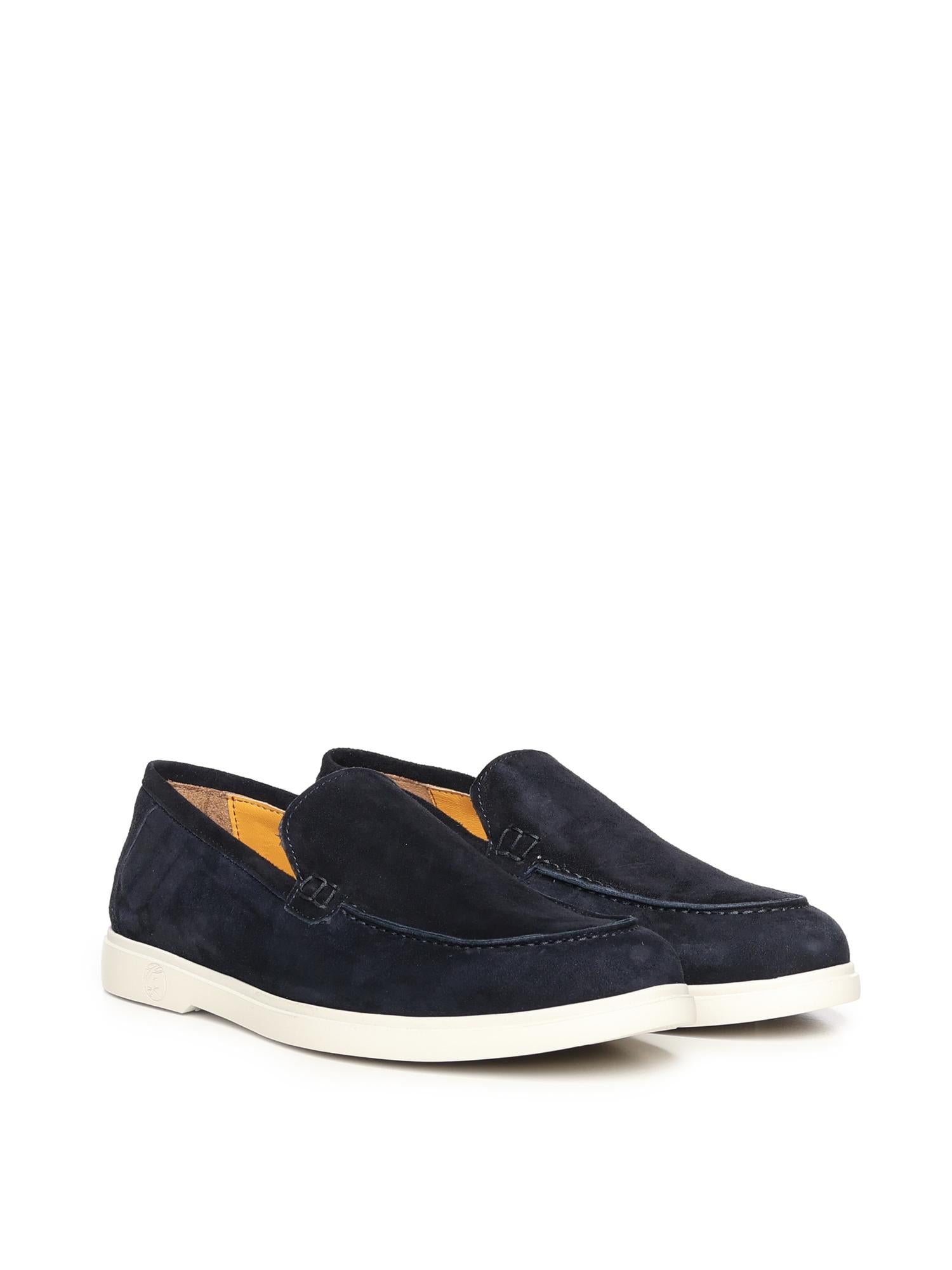 Mocassini Luxe in camoscio LUXE CAMOSCIOBLU GIULIANO GALIANO 