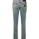Jeans modello Regular cinque tasche realizzato in denim GYJCCD G8ME5S9001 DOLCE & GABBANA 
