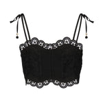 Top Rhiannon con ricamo 4245TSS251 BLK ZIMMERMANN 