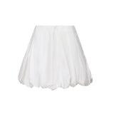 Minigonna balloon in popeline 105183 A2LDZ04 PINKO 